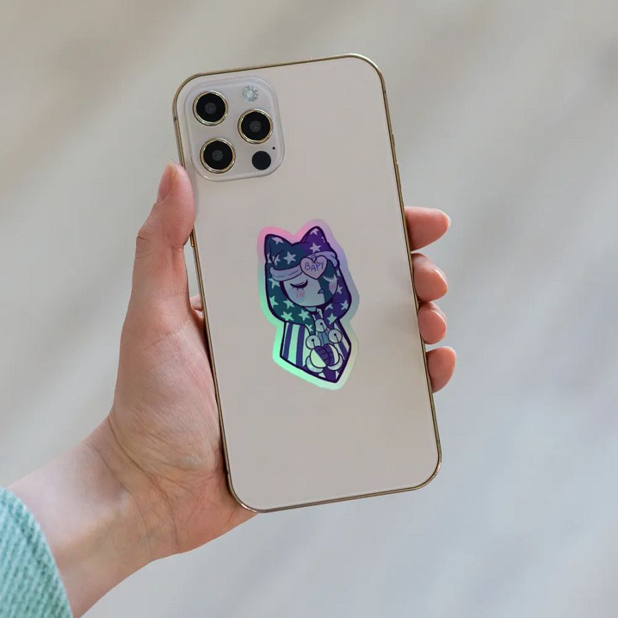 Holographic BAPY sticker product image (2)