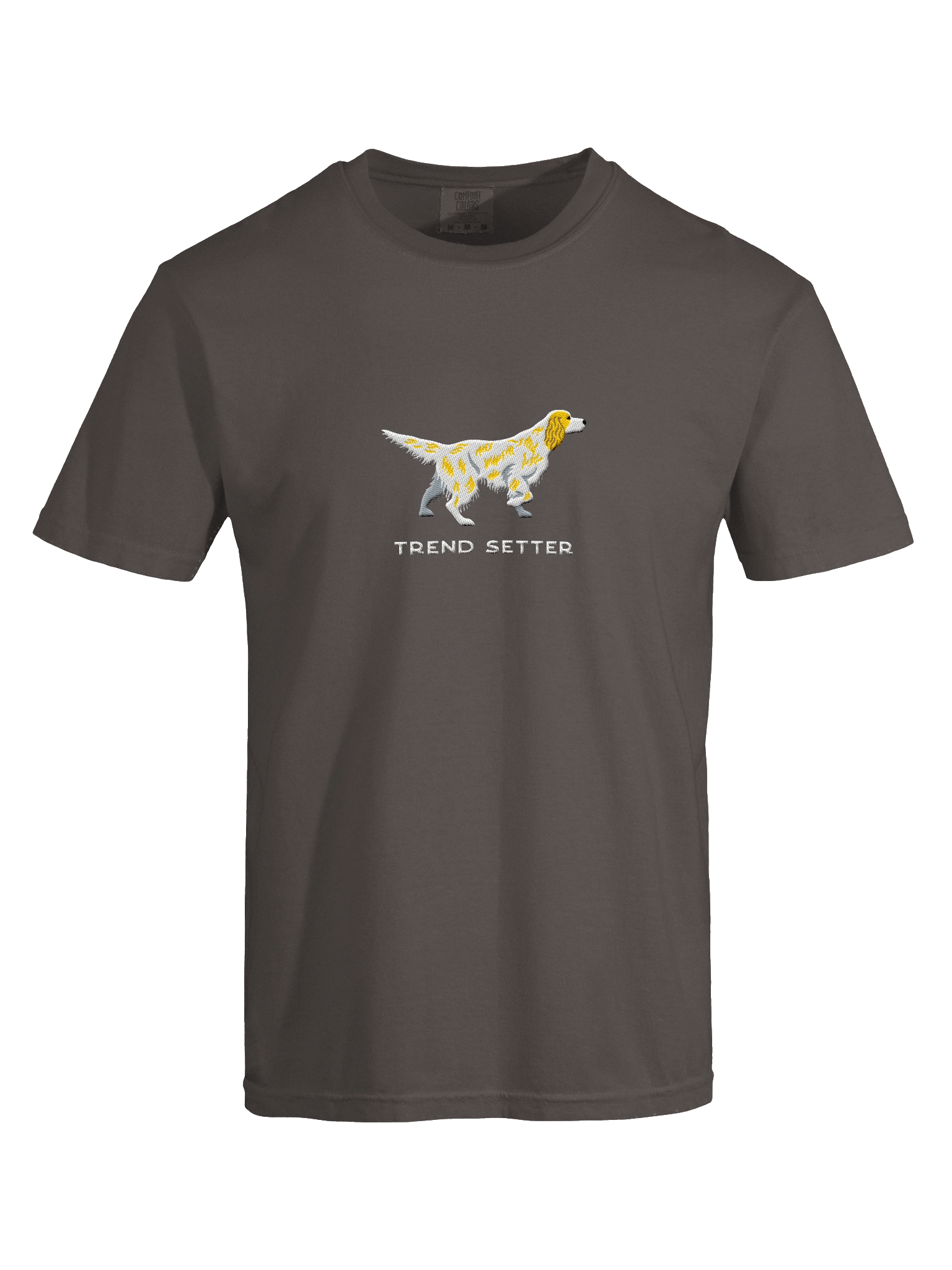 Trend Setter T-Shirt(Embroidered) of an English Setter(Lemon Belton) product image (40)
