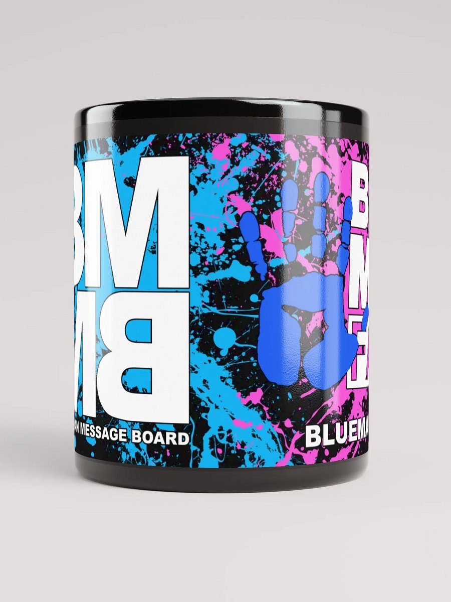 Blue Man Fans Paint Splash Coffee Mug product image (9)