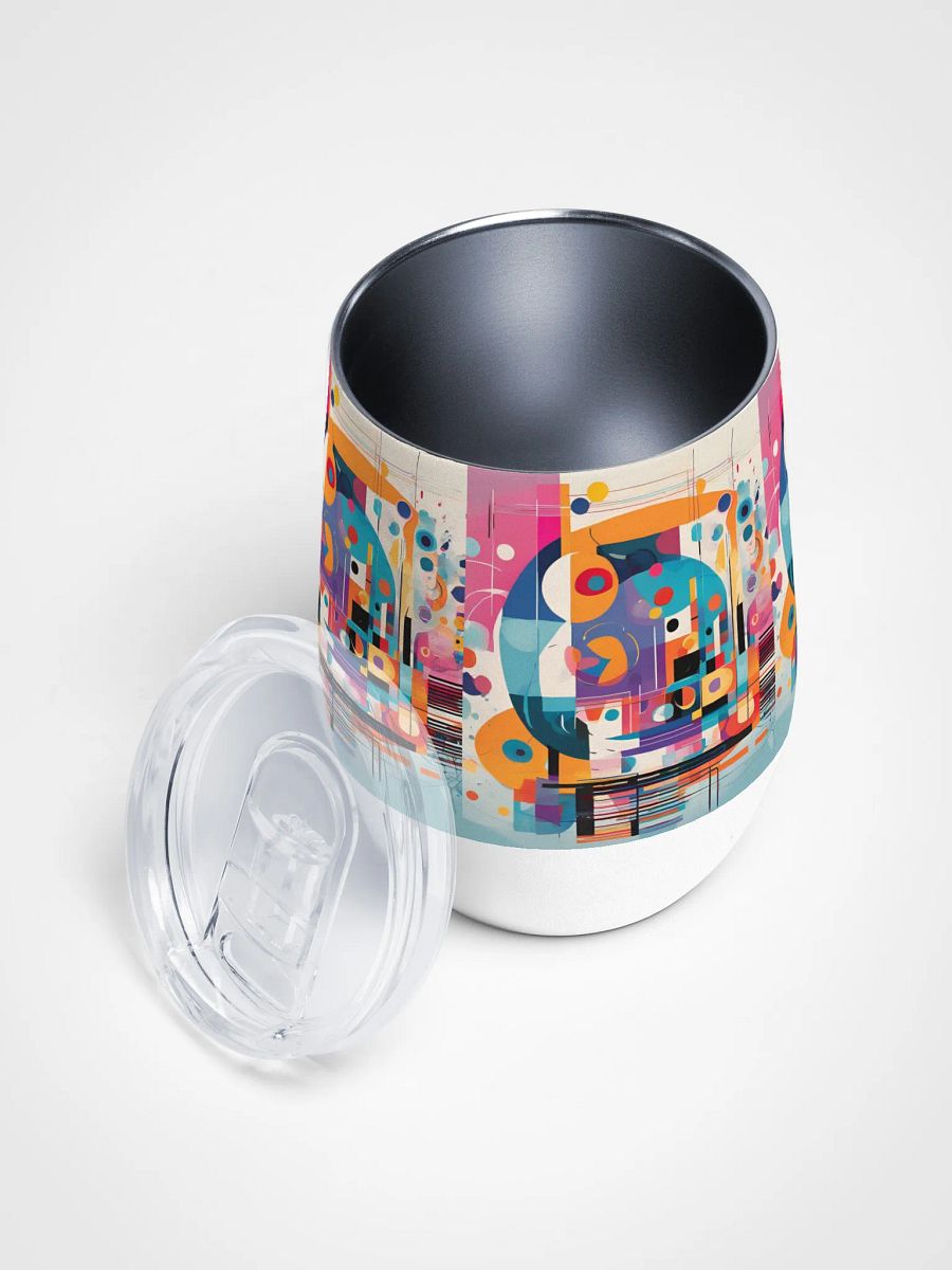 kadinsky inspired Wine Tumbler for arty moms dads friends and family product image (3)