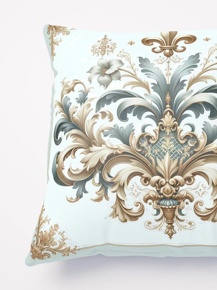 Regal Baroque Fleur-de-Lis Accent Pillow product image (6)