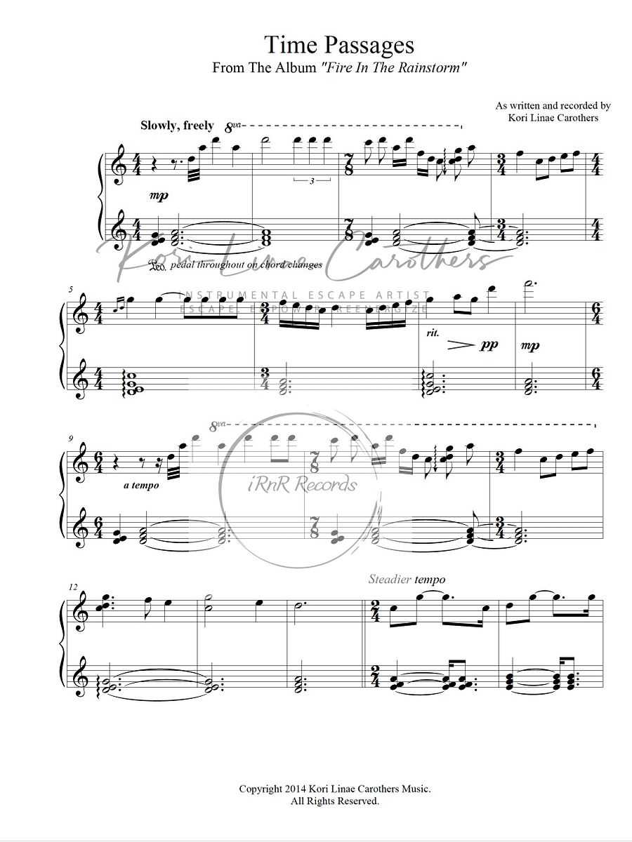 Time Passages Sheet Music product image (2)