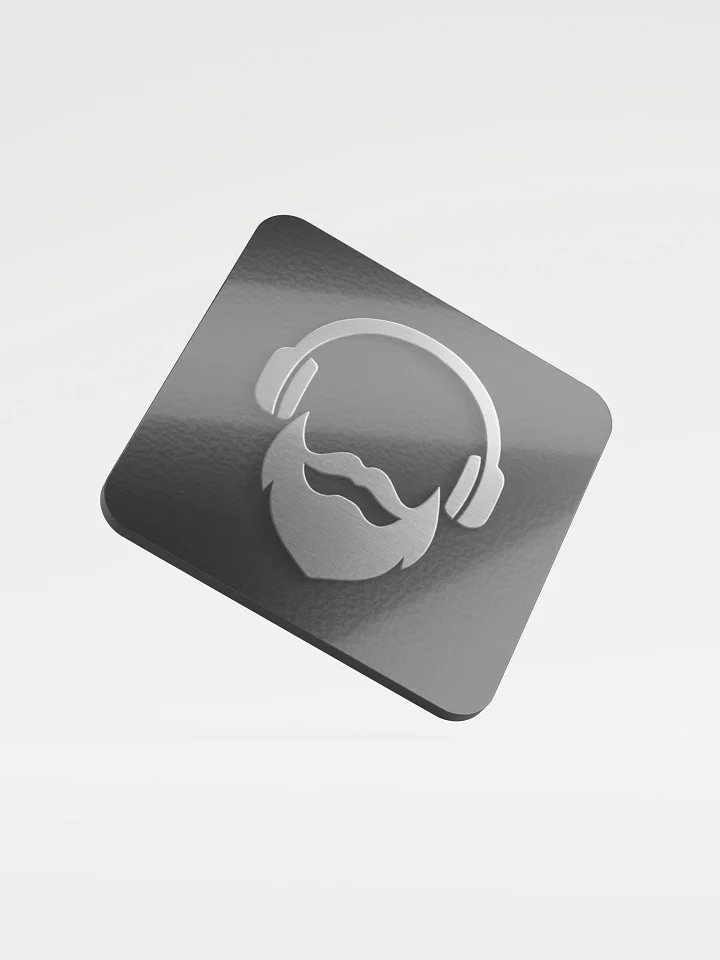 MRMIKEMTL Beard and Headphones Coaster product image (1)