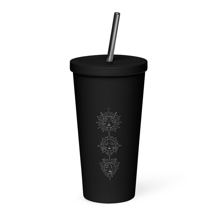 Sun, Star, Moon Tumbler With Straw product image (1)
