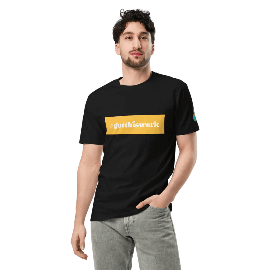 Stylized #GetThisWork Unisex Tee product image (4)