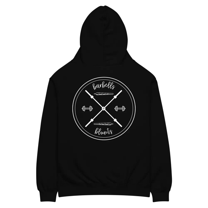 Barbells & Blunts X Emblem Unisex Hoodie product image (2)