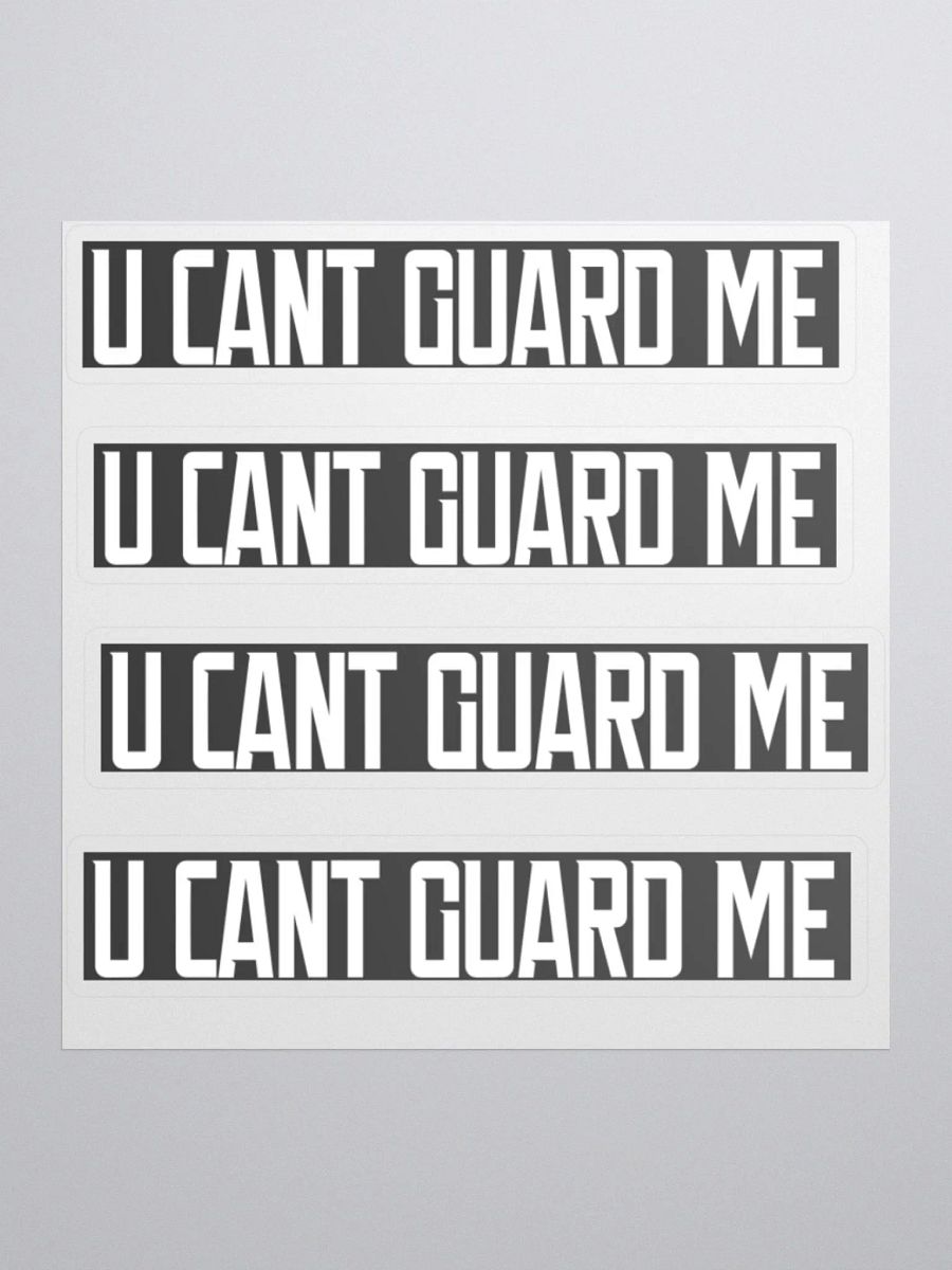 Bryce hoops: 4 u cant guard me stickers product image (1)