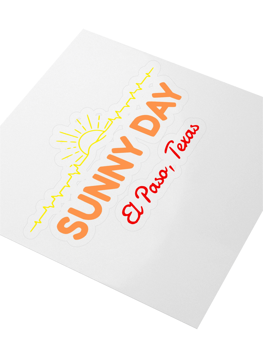 Sunny Day Kiss Cut Stickers product image (3)