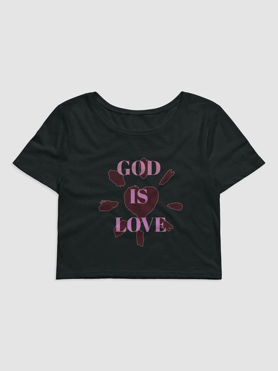 God is love-Bella Canvas Women's Crop Baby Tee product image (1)