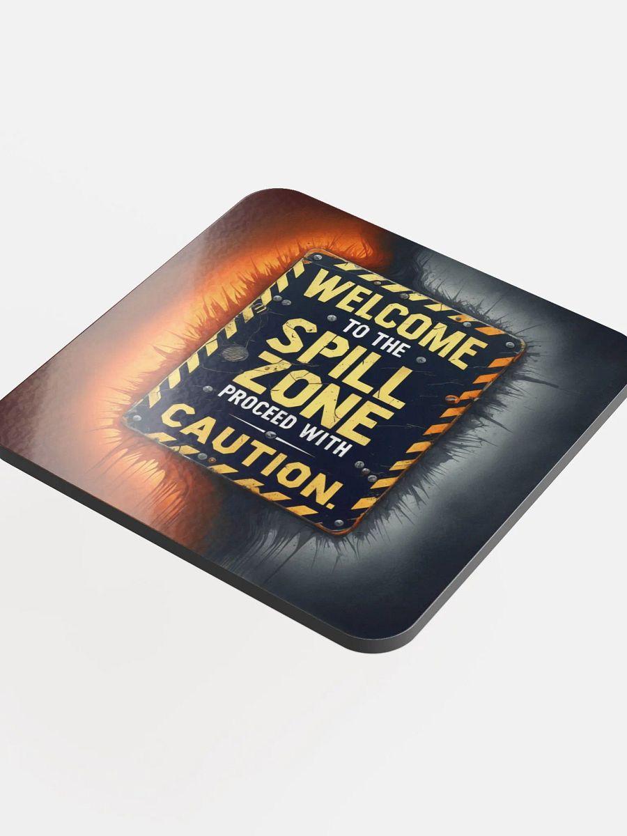 Spill Zone Caution Coaster product image (4)