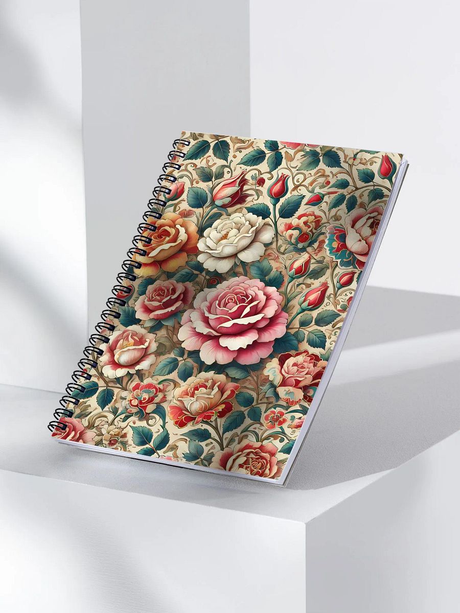 Royal Floral Spiral Notebook product image (3)