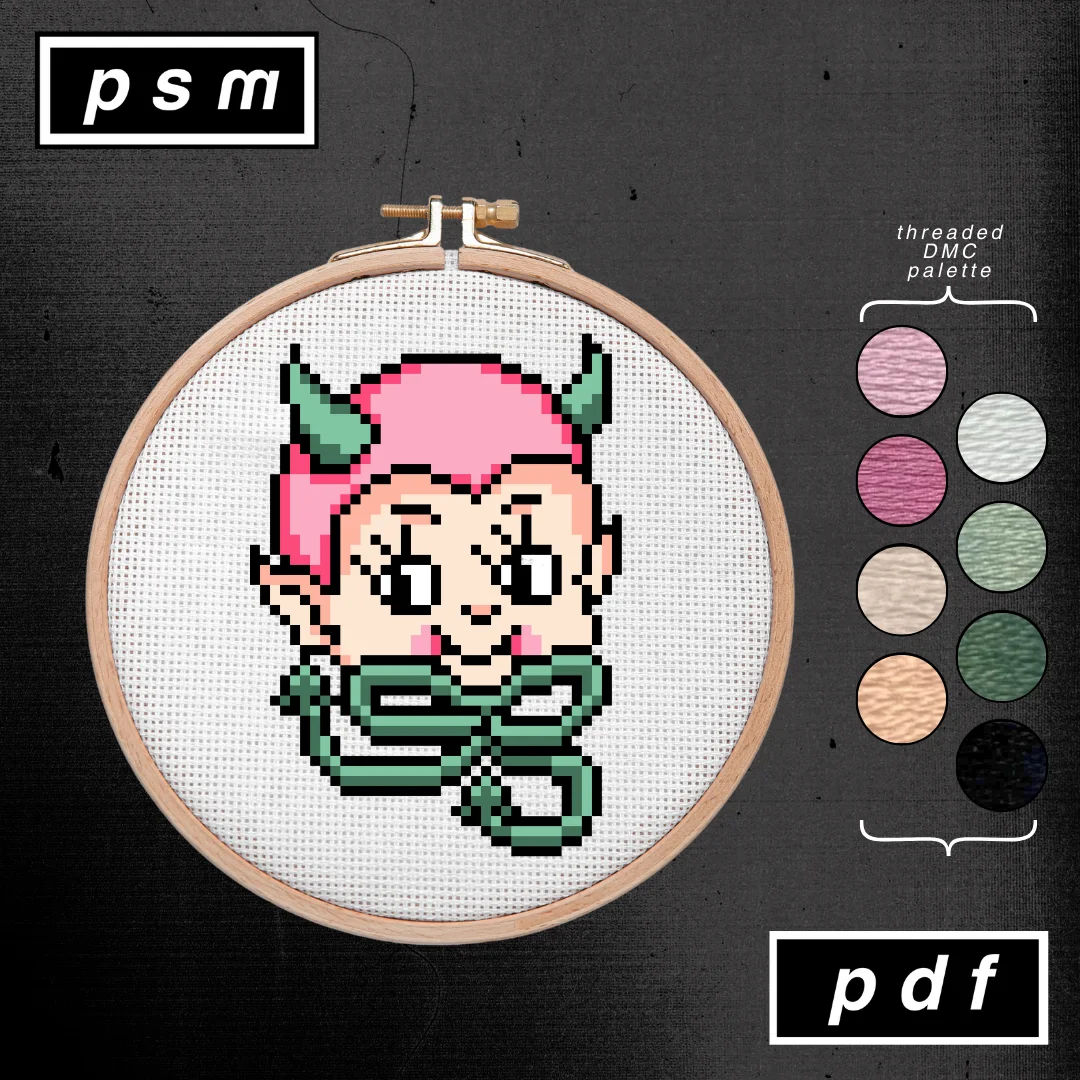 Devil Kewpie Head Pattern product image (1)