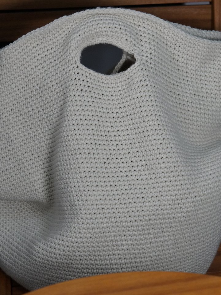 Round grocery shopping bag Crochet pattern product image (2)