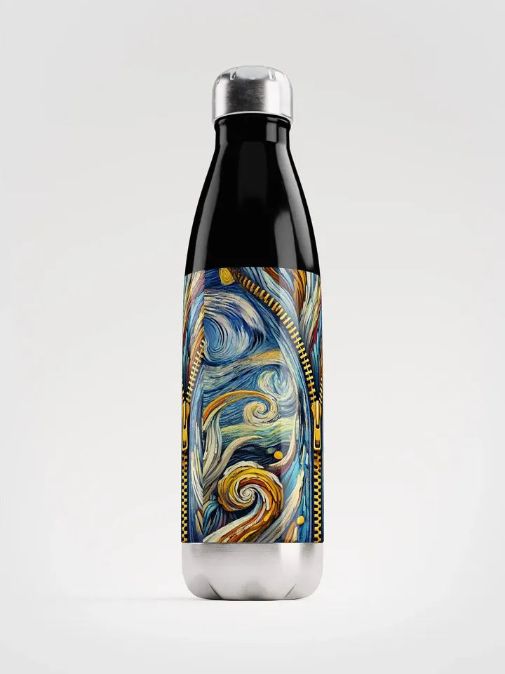 💧 Rolling Stones – Sticky Fingers Van Gogh-Inspired Stainless Steel Water Bottle product image (2)
