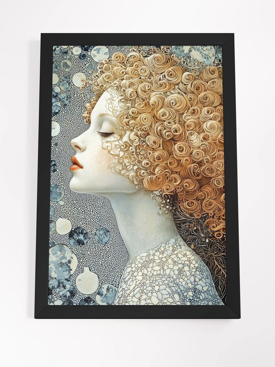 Golden Curls Enchantress: Fantasy Poster of a Magical Forest Fairy product image (4)