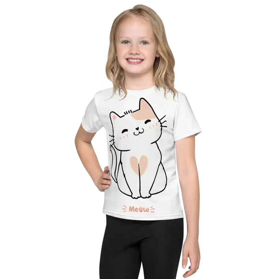 Kids Shirt Doodle Cat product image (1)