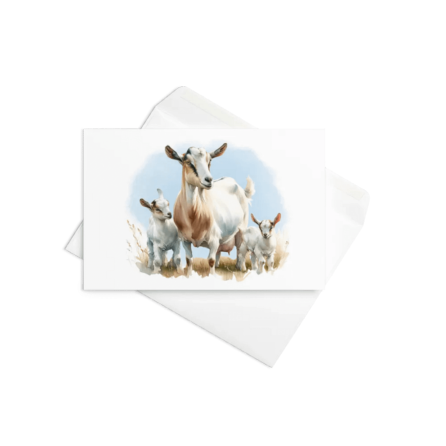 Nigerian Dwarf Mama - Greeting Card product image (9)