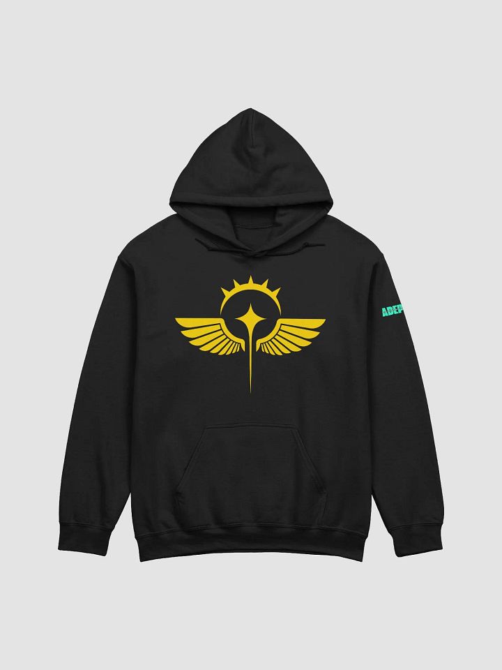Adeptus Momfriendicus Gold Logo Hoodie product image (1)