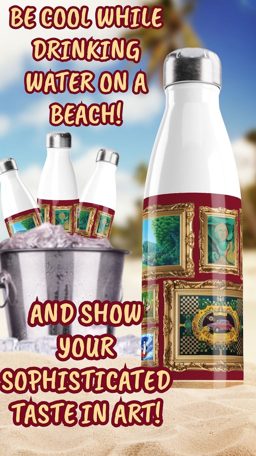 Golden Gallery Collection Stainless Steel Water Bottle product image (7)