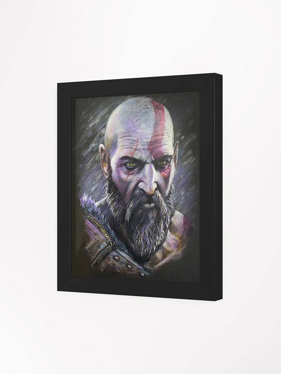 Kratos God of War Ragnarok Matte Print Framed product image (3)