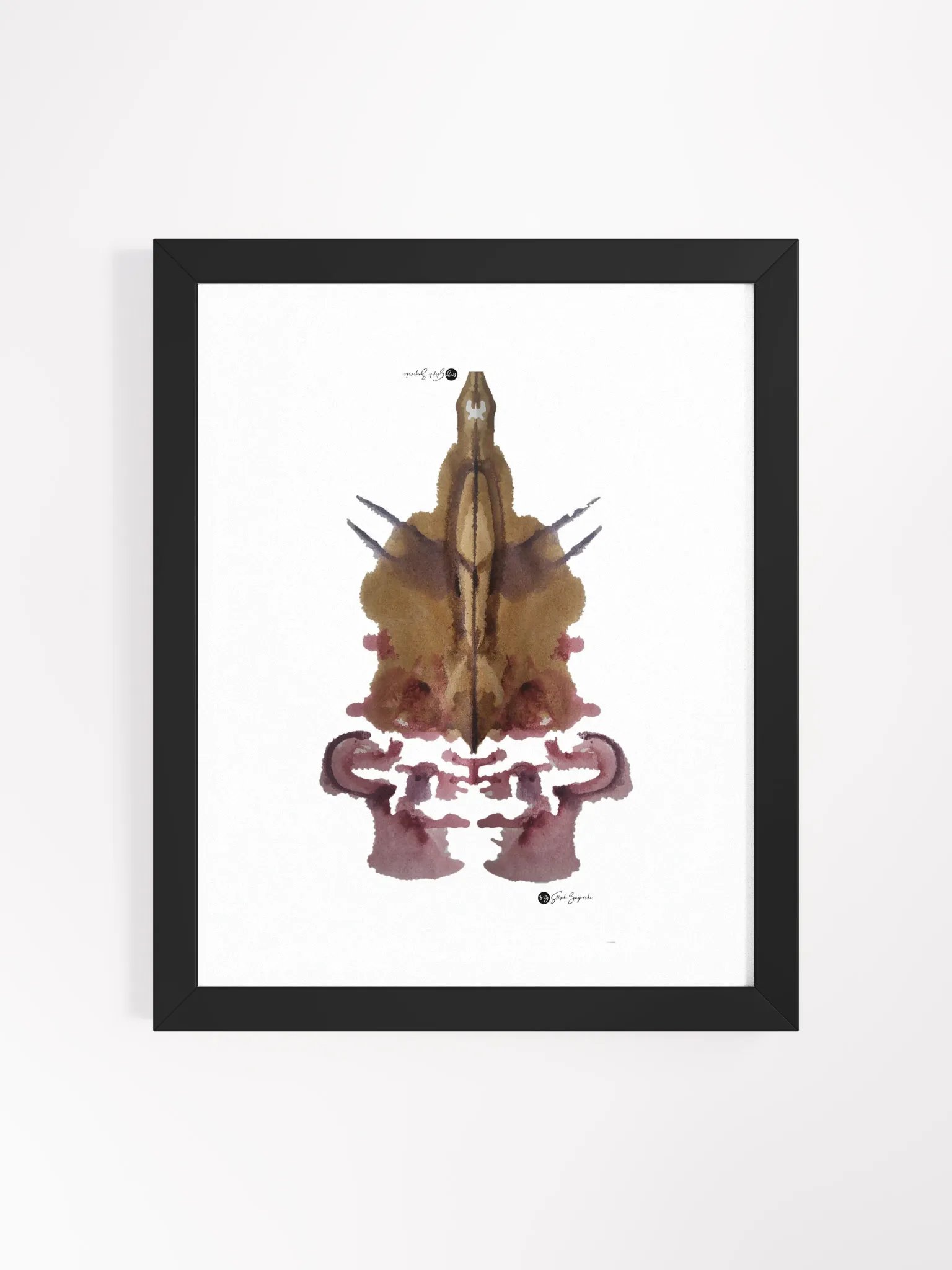 Inkblot no. 3 | Framed Print | 11 x 16 product image (1)