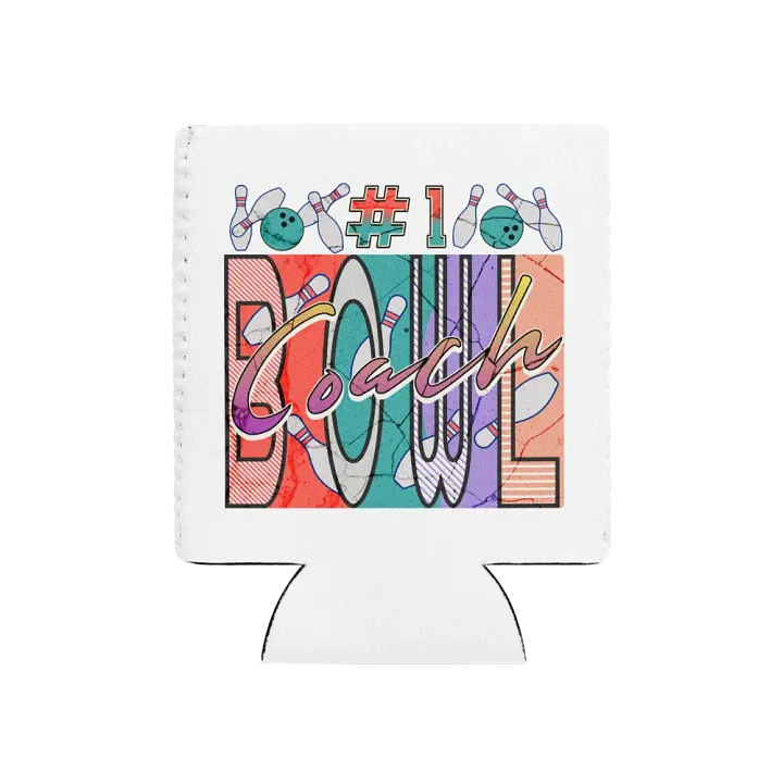Number 1 Coach Bowling Strike in Style Can Cooler product image (1)