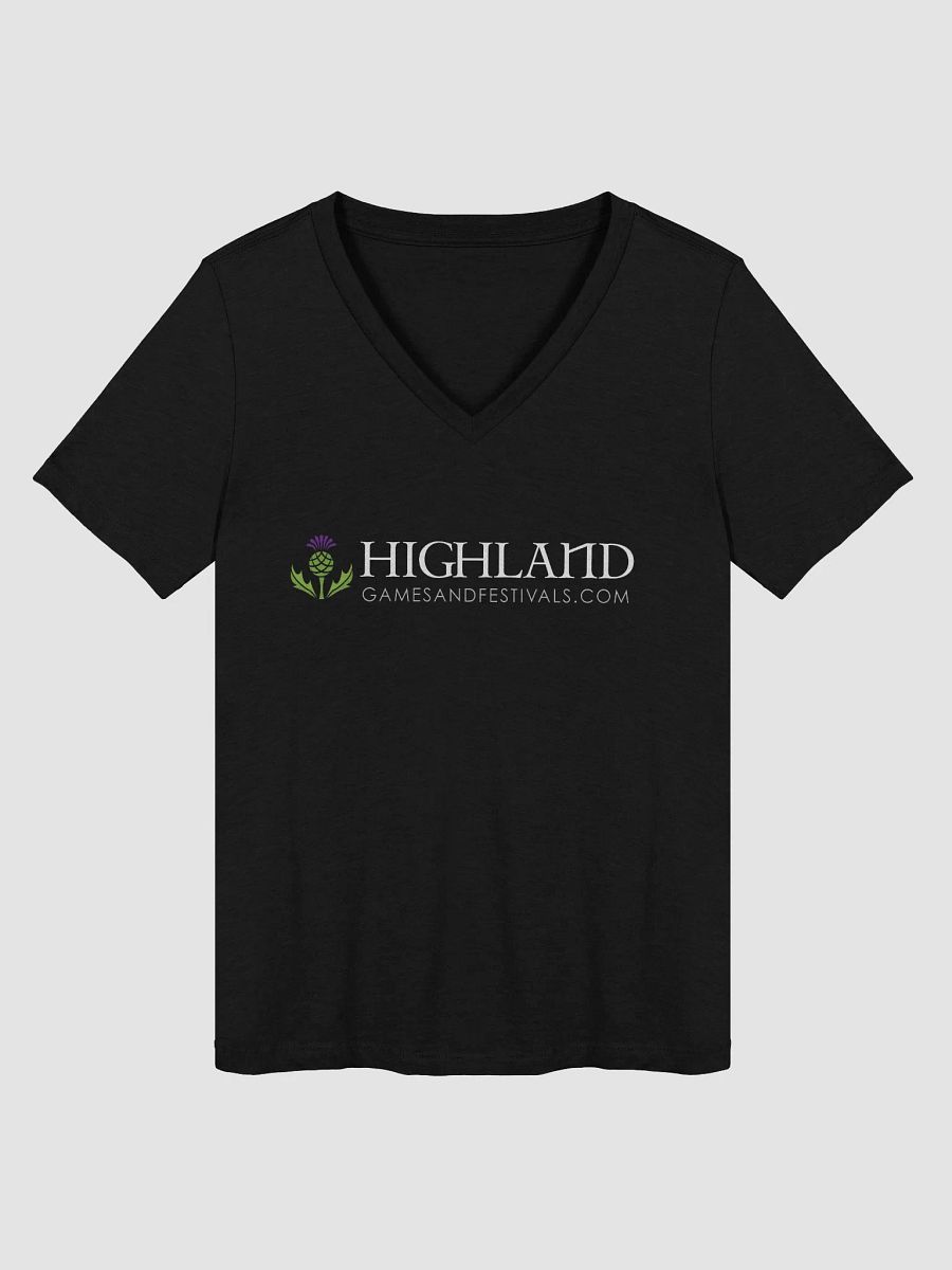 HGAF Women's Relaxed Fit V-Neck Logo Tee product image (1)