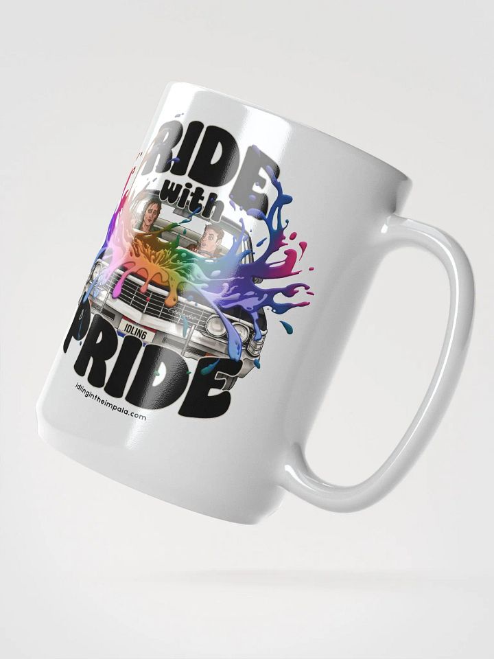 Ride with Pride White Mug product image (2)