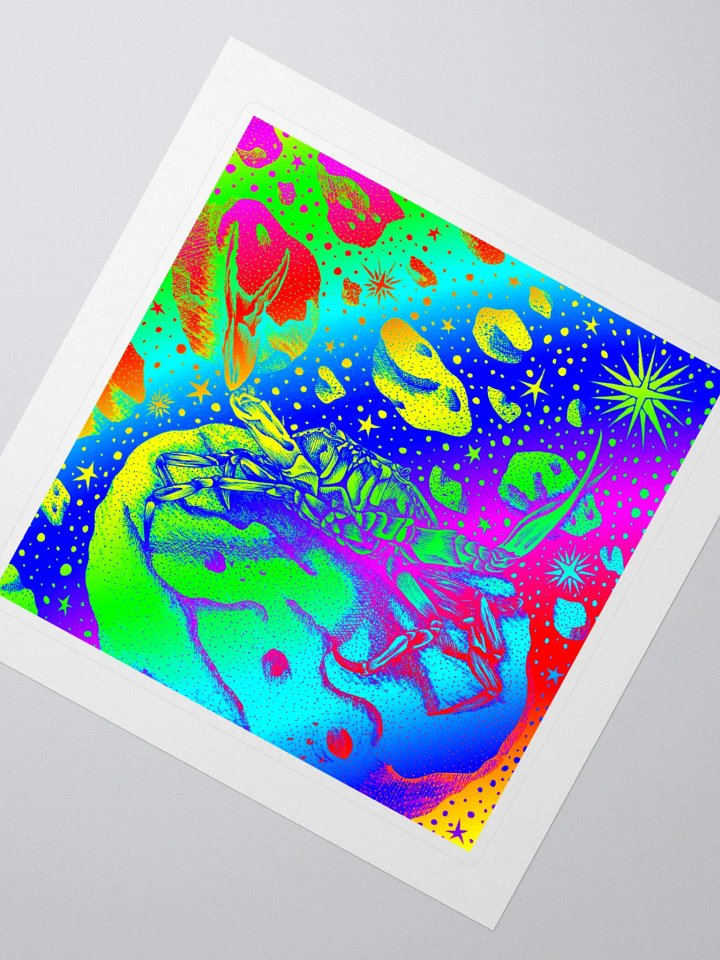 Limited Edition Full Rainbow Cancer Zodiac Kiss Cut Stickers product image (2)