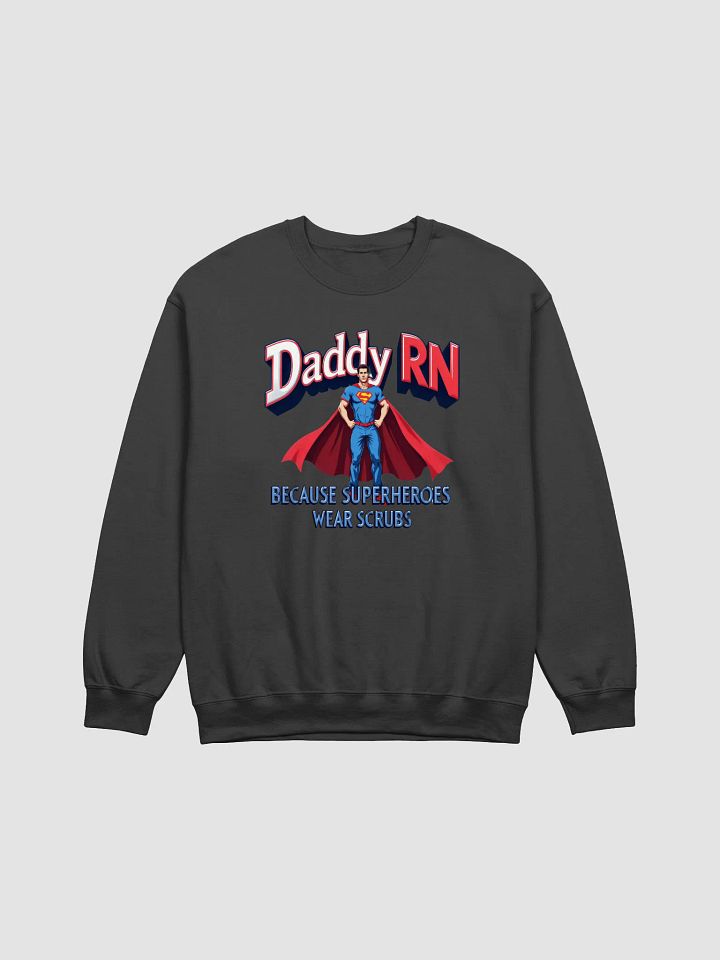 Daddy RN Superhero Crewneck Sweatshirt product image (8)
