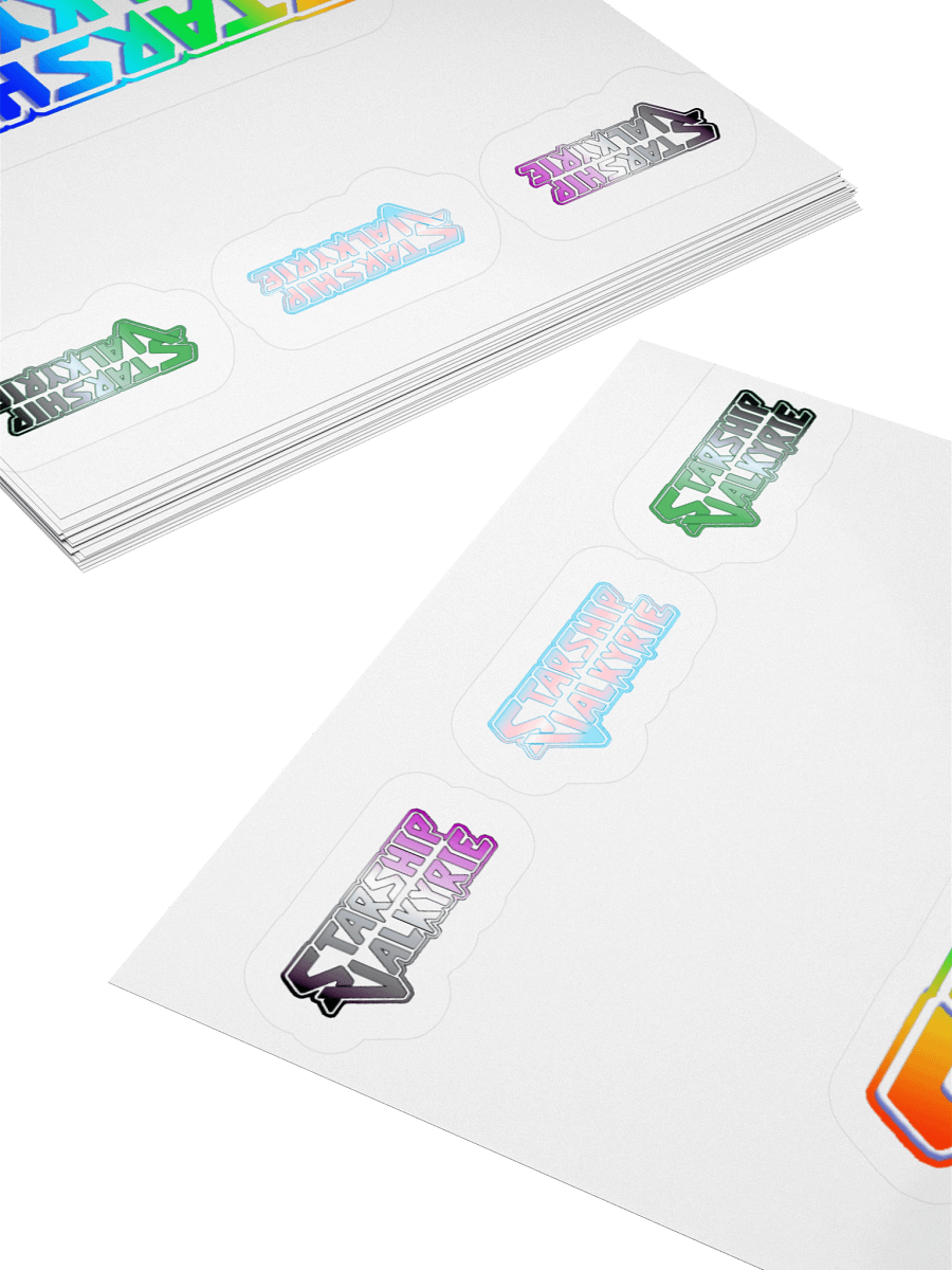 Starship Valkyrie Pride SSV Logos Sticker Set 1 product image (14)