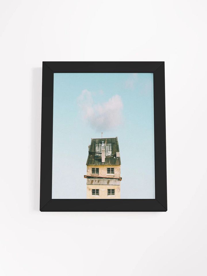 Whimsical Cloudscape: Framed Matte Poster product image (1)