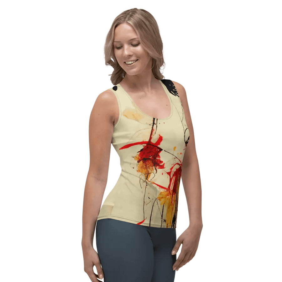 Chromatic Skeleton All-Over Tank Top product image (4)