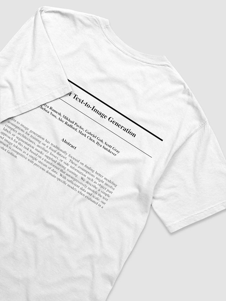 Zero-shot Text-to-Image Generation T-Shirt product image (1)