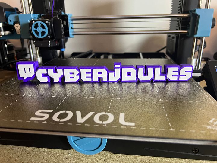 Customized Twitch Style Nameplate product image (1)