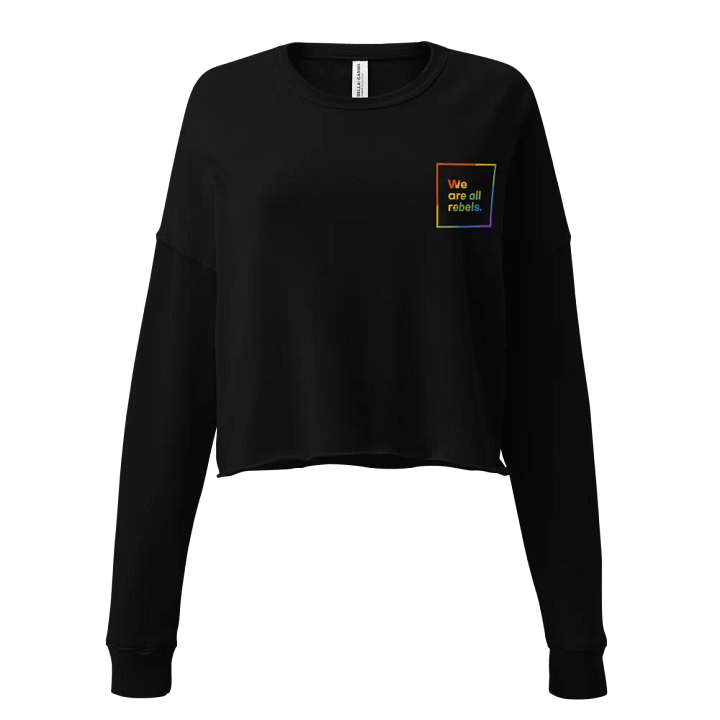Pride Cropped Sweatshirt (Embroidered) product image (1)