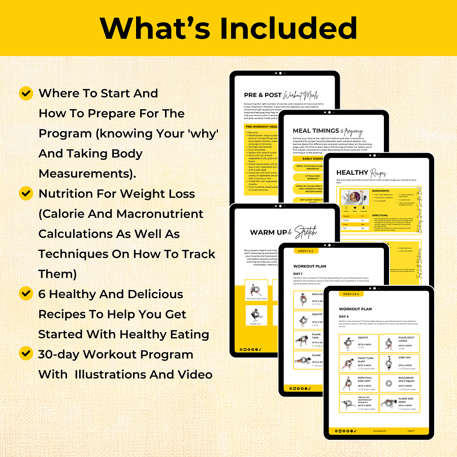 30-day Home-Based Weight Loss Workout Program product image (3)