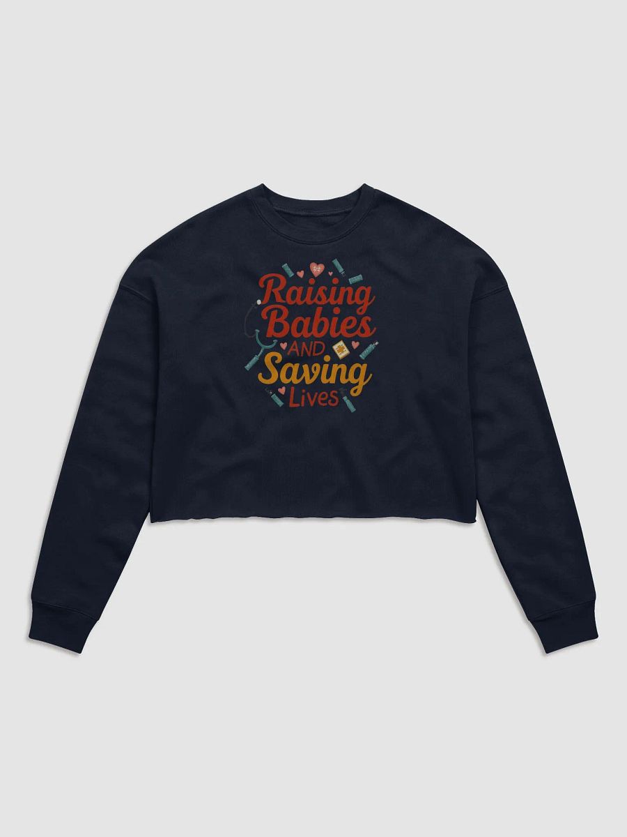 Healthcare Heroine Fleece Crop Sweatshirt product image (3)