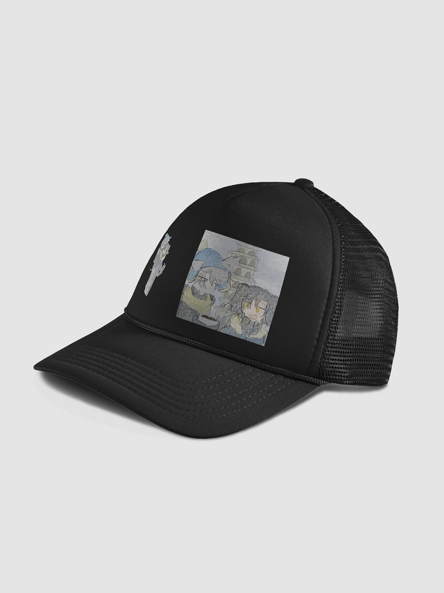 Grey hound and the black-coated retriever Vacation hat product image (4)