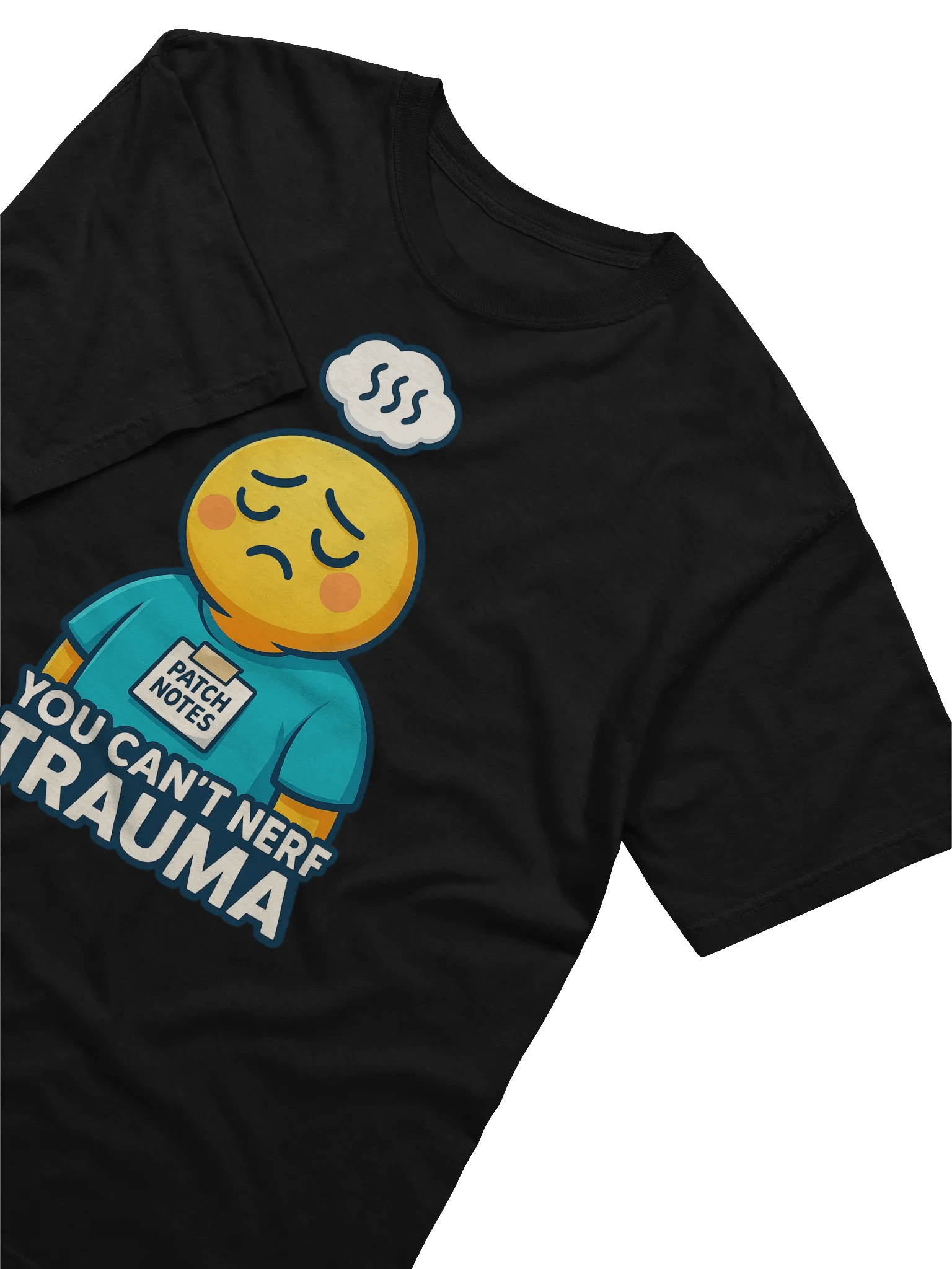 Patch Notes Emoji Distress T-Shirt product image (25)