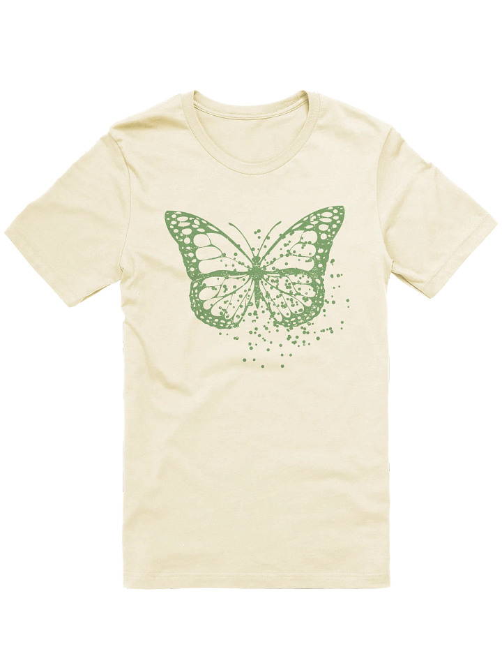 Minimalist Green Butterfly Tee for Nature Lovers product image (1)