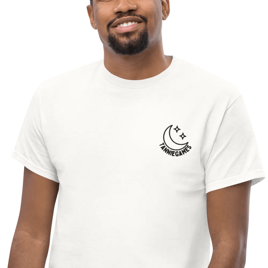 Embroidered Tanniegames Logo White Tee Variant product image (6)