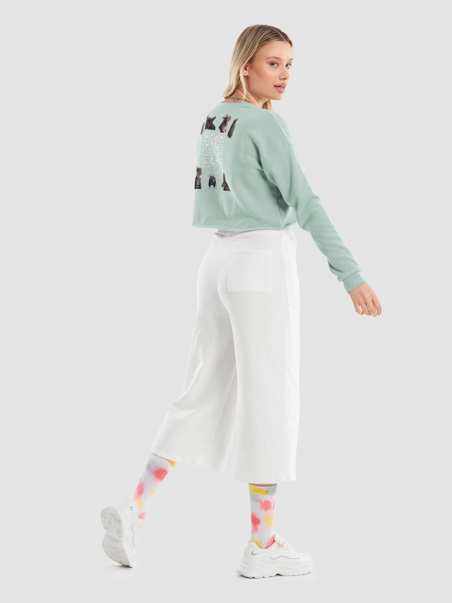TreatBot OG Crop Top Sweatshirt product image (11)