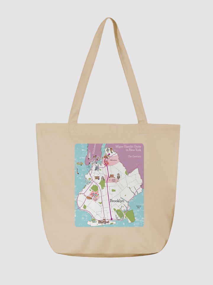 Hasidic Sects of NY Map Tote product image (2)