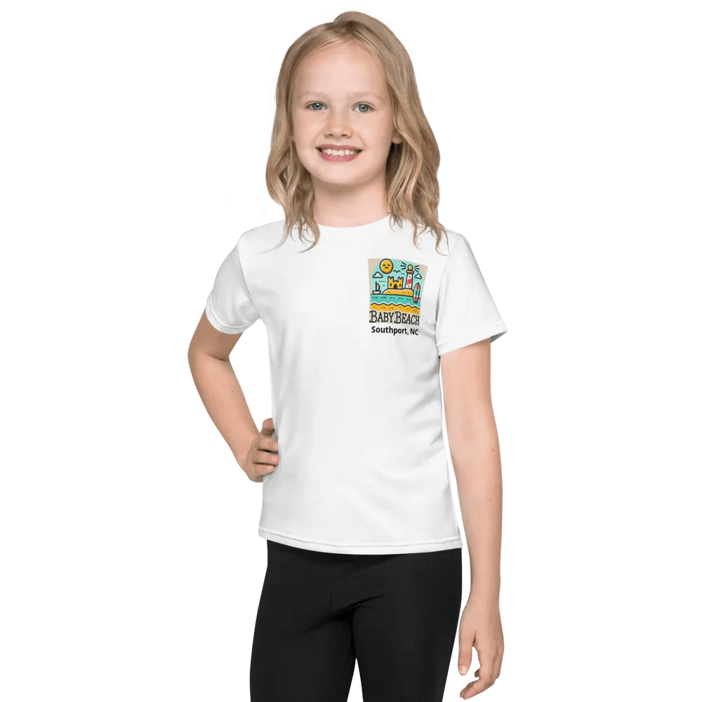 Sunshine Shores All-Over Print Kid's Tee - Southport, NC product image (1)