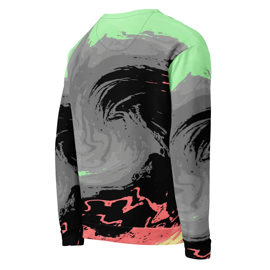 Abstract Swirling Energetic Melting Forest Unisex Sweatshirt product image (10)