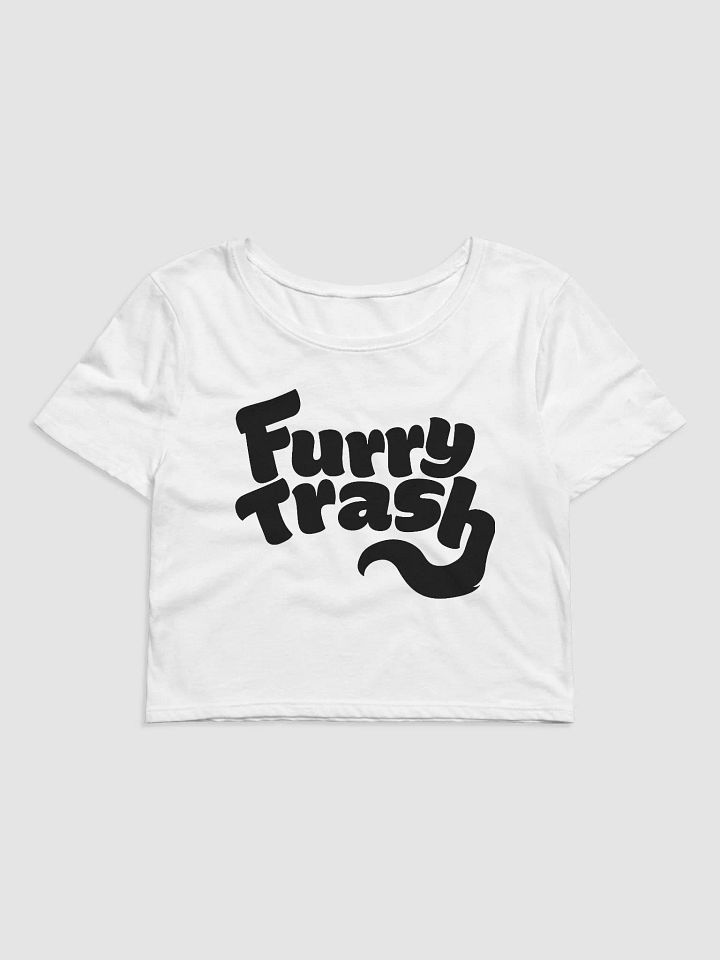 Furry Trash Crop Top - Black Logo product image (1)