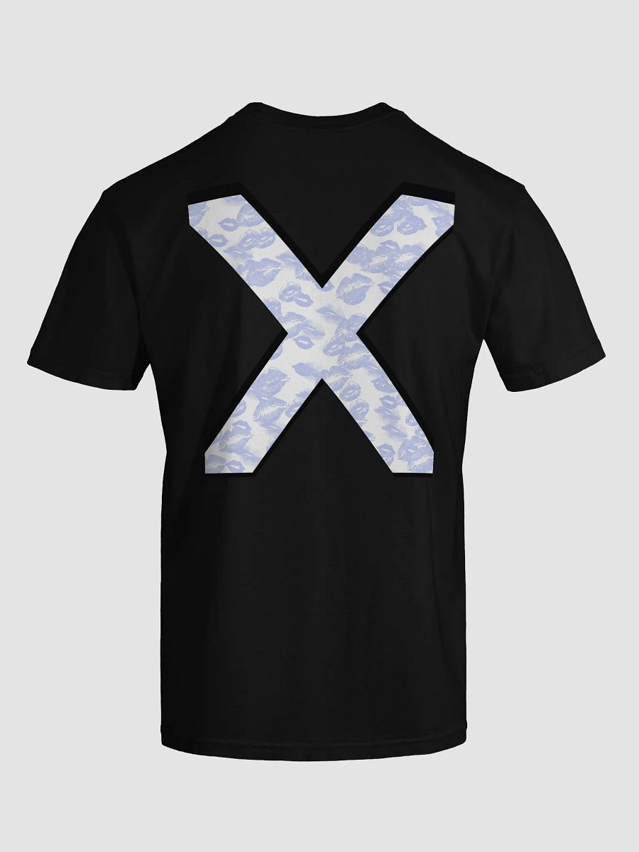 White X Light Blue Lipstick Kisses Shirt product image (72)