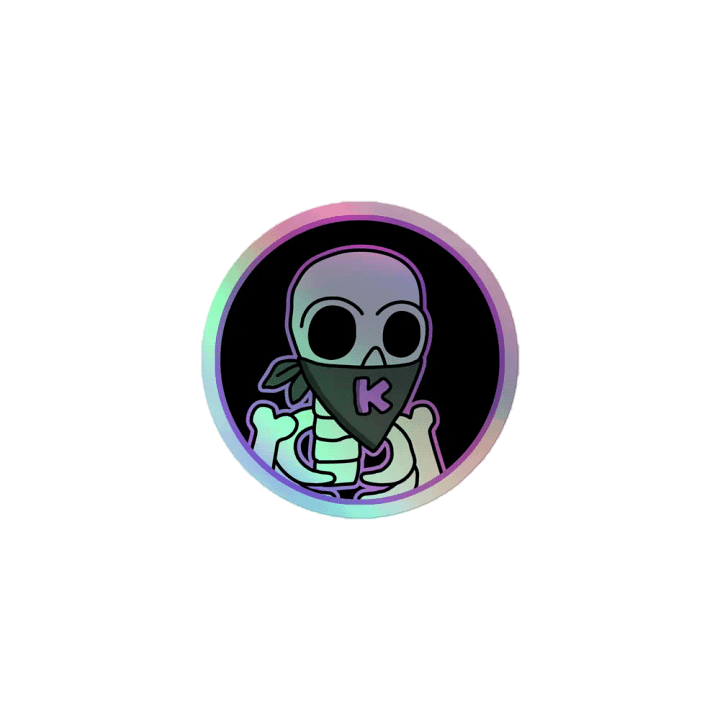 Kudos Logo Holographic Sticker product image (1)