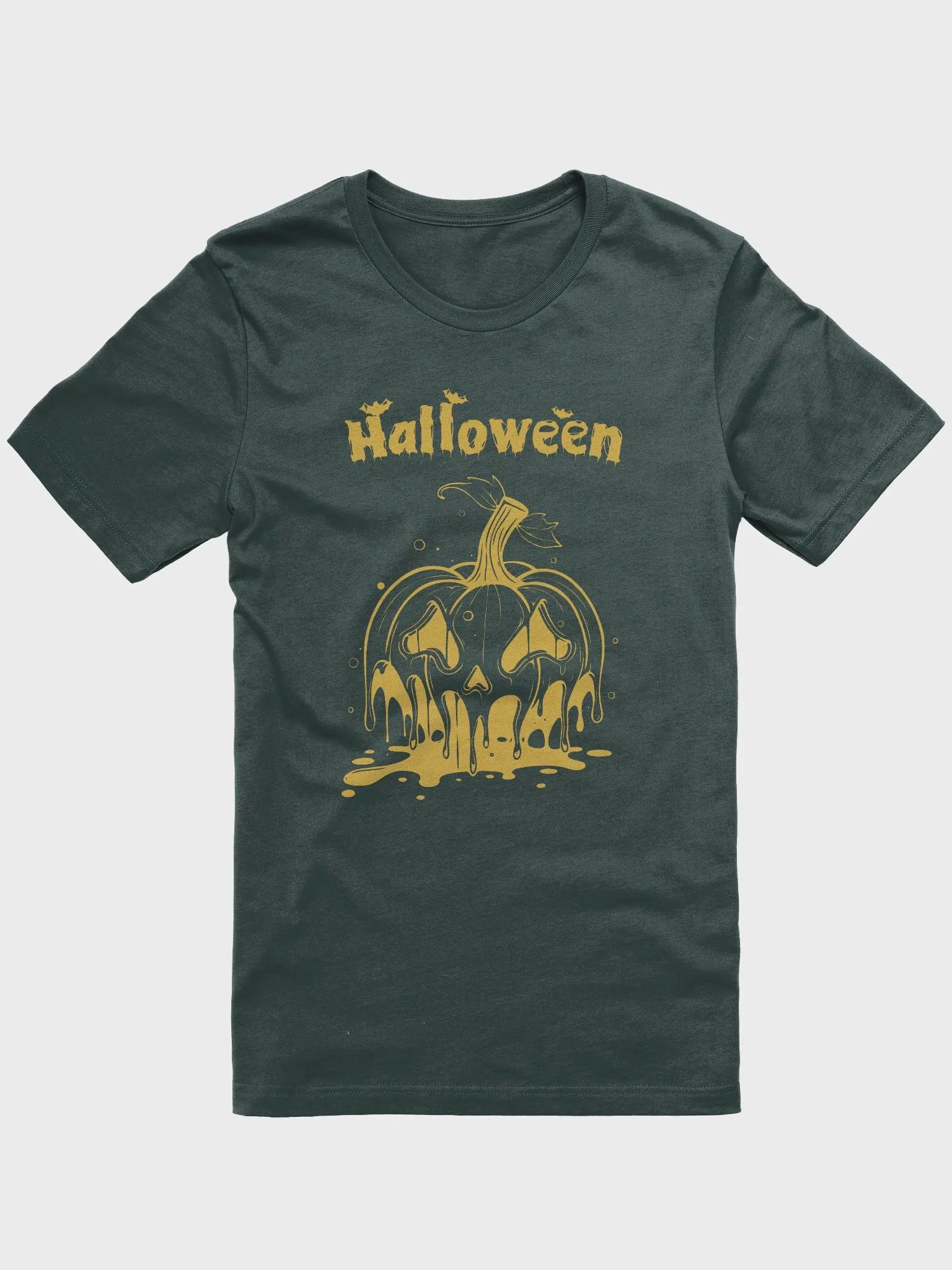 Decaying Pumpkin Halloween Tee product image (1)